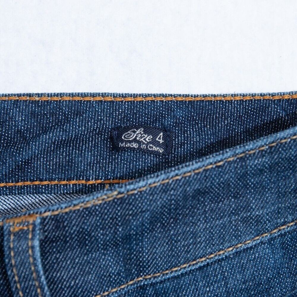 Seven7 Studio Jeans Womens 4 - 28x31 Flare Dark Blue Wash - Picture 7 of 12